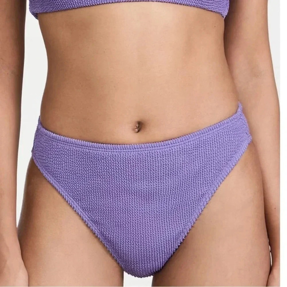 Good American Always Fits Good Waist Cheeky Bikini Bottoms Lilac Mist Purple NWT - Picture 1 of 12